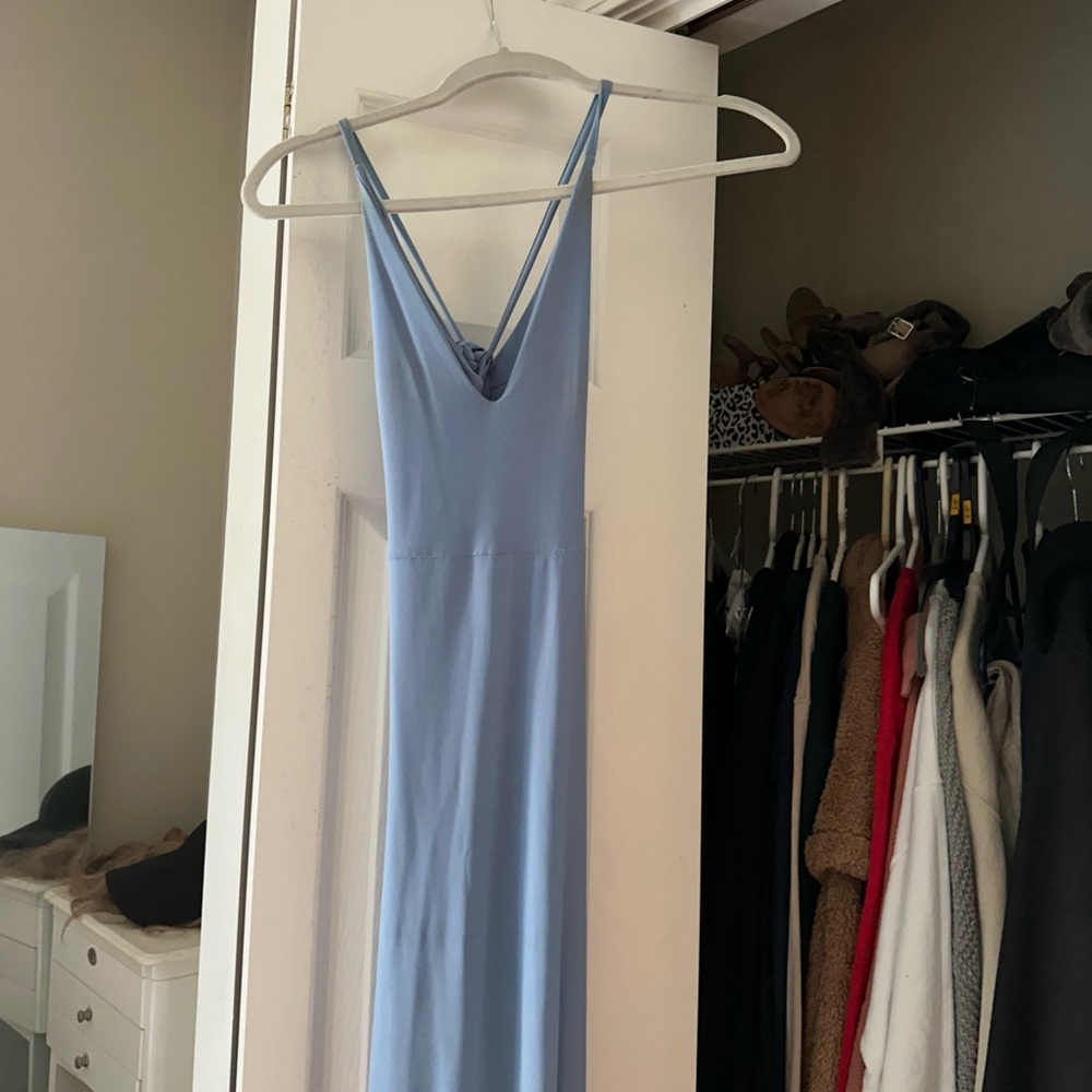 Club L London Light Blue Maxi Dress